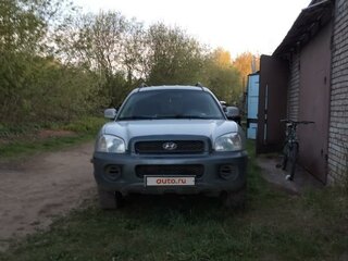 2001 Hyundai Santa Fe I, серый, 420000 рублей, вид 1