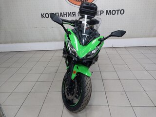 2017 Kawasaki ER-6F (Ninja 650R), зелёный, 698000 рублей, вид 3