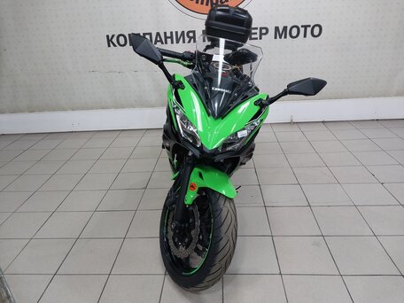 2017 Kawasaki ER-6F (Ninja 650R), зелёный, 698000 рублей, вид 3