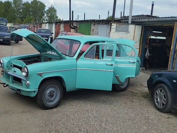 1958 Москвич 407, зелёный, 650000 рублей
