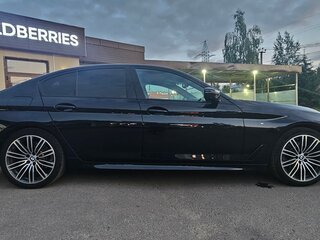 2020 BMW 5 серии 520d VII (G30/G31/G38), синий, 4600000 рублей, вид 3
