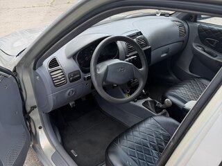 2007 Hyundai Accent ТагАЗ II, бежевый, 400000 рублей, вид 5