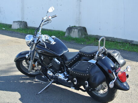 2009 Yamaha XVS650 Drag Star, чёрный, 490000 рублей, вид 3