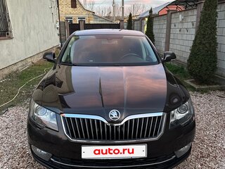 2014 Skoda Superb DSG II Рестайлинг, коричневый, 1690000 рублей, вид 1