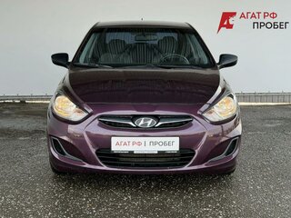 2011 Hyundai Solaris I, фиолетовый, 825000 рублей, вид 3