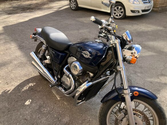 1995 Honda VRX 400, синий, 330000 рублей - вид 7