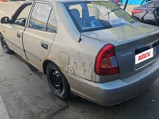 2004 Hyundai Accent ТагАЗ II, коричневый, 205000 рублей, вид 3
