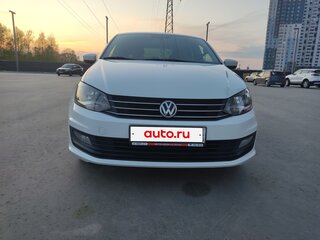 2018 Volkswagen Polo V Рестайлинг, белый, 1080000 рублей, вид 3