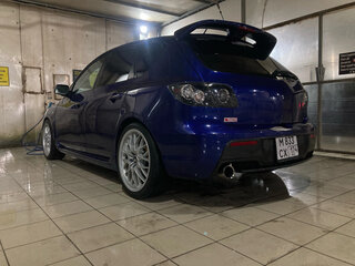 2008 Mazda 3 I (BK) Рестайлинг, синий, 800000 рублей, вид 2