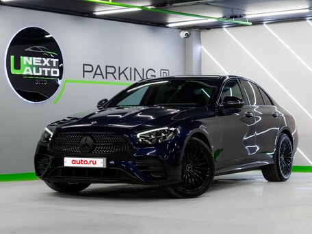 2020 Mercedes-Benz E-Класс 220 d V (W213, S213, C238) Рестайлинг, синий, 3650000 рублей, вид 4