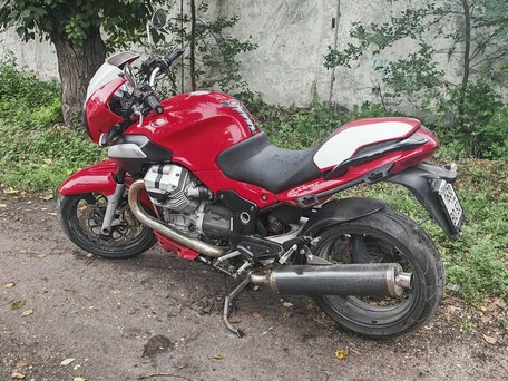 2007 Moto Guzzi 1200 Sport, красный, 420000 рублей, вид 4