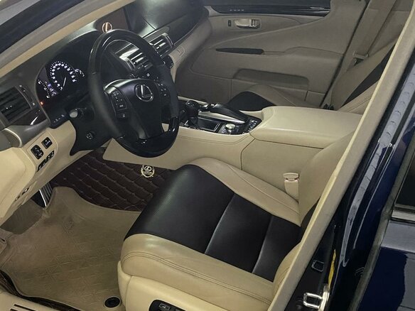 2013 Lexus LS 460 IV Рестайлинг 2, синий, 3150000 рублей - вид 4