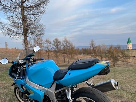 2003 Suzuki GSX-R 600, голубой, 500000 рублей, вид 2