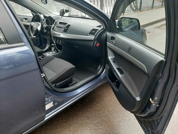 2008 Mitsubishi Lancer X, синий - вид 10