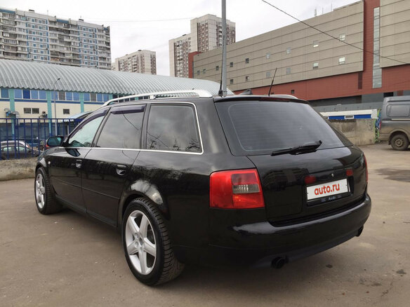 2001 Audi A6 II (C5) Рестайлинг, чёрный - вид 4