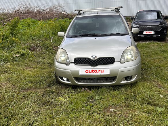 2002 Toyota Vitz I (P10), серый, 350000 рублей - вид 4