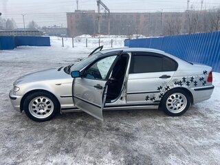 2002 BMW 3 серии 318i IV (E46) Рестайлинг, серебристый, 680000 рублей, вид 4