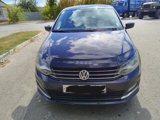 2016 Volkswagen Polo V Рестайлинг, чёрный, 1180000 рублей, вид 3