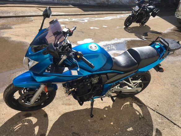 2006 Suzuki Bandit GSF 650, голубой, 425000 рублей - вид 5