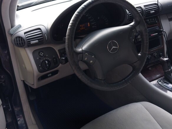 2001 Mercedes-Benz C-Класс 180 II (W203), синий, 330000 рублей - вид 19