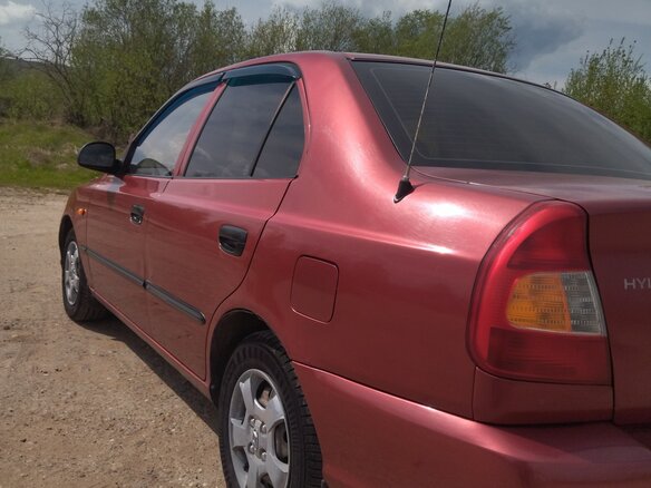 2006 Hyundai Accent ТагАЗ II, красный - вид 6