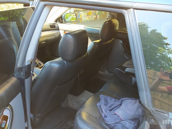 2003 Subaru Outback II, синий, 860000 рублей - вид 11