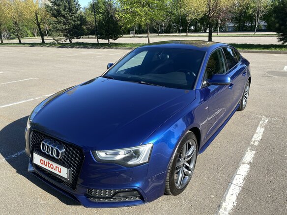 2014 Audi A5 I (8T) Рестайлинг, синий, 2050000 рублей - вид 3