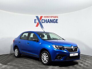 2018 Renault Logan II Рестайлинг, синий, 929000 рублей, вид 3