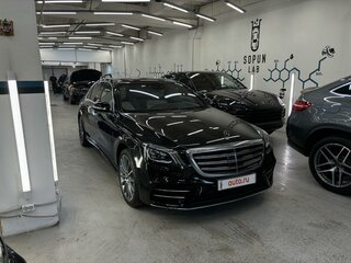 2018 Mercedes-Benz S-Класс 350 d Long VI (W222, C217) Рестайлинг, чёрный, 7070000 рублей, вид 1