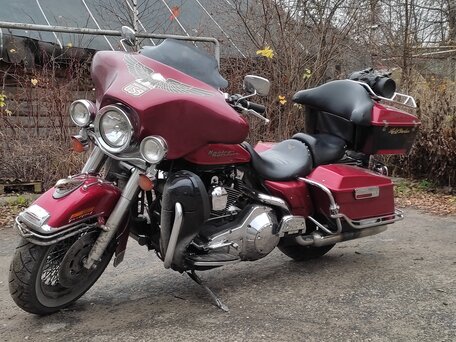 2001 Harley-Davidson Road King, красный, 810000 рублей, вид 3