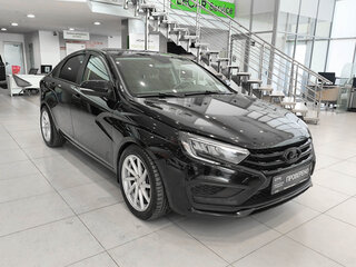 2024 Lada (ВАЗ) Vesta I Рестайлинг (NG), чёрный, 1099000 рублей, вид 3