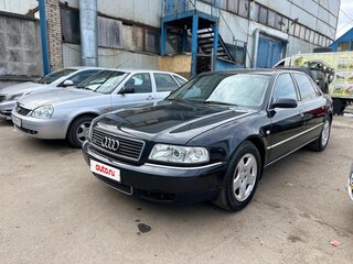 2002 Audi A8 Long I (D2) Рестайлинг, чёрный, 1190000 рублей, вид 1