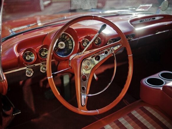 1959 Chevrolet Impala II, красный - вид 6