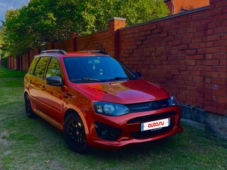 2014 Lada (ВАЗ) Kalina II, оранжевый, 750000 рублей, вид 2