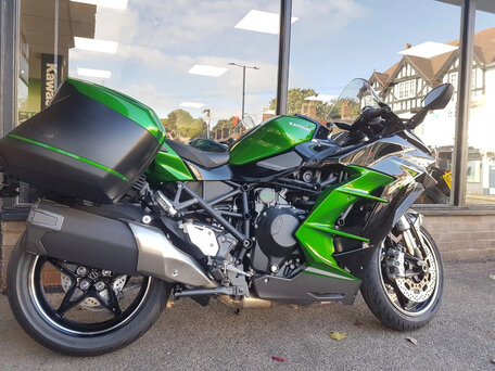 2022 Kawasaki Ninja H2 SX, зелёный, 2200000 рублей, вид 4