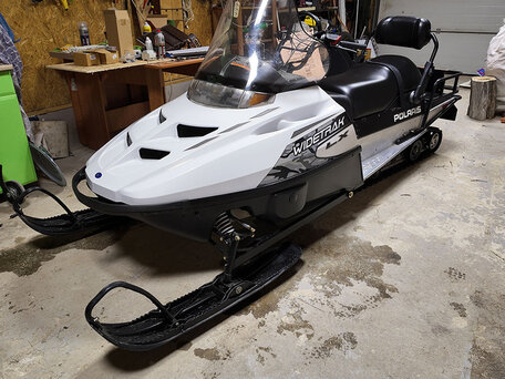 2013 Polaris Widetrak LX, белый, 850000 рублей, вид 2