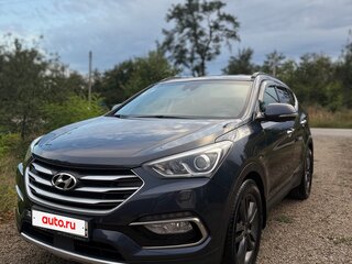 2016 Hyundai Santa Fe III Рестайлинг, синий, 2250000 рублей, вид 1