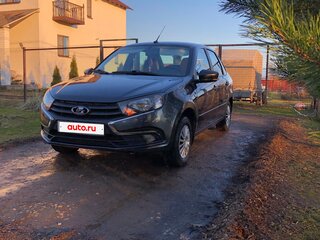 2018 Lada (ВАЗ) Granta I Рестайлинг, серый, 700000 рублей, вид 1
