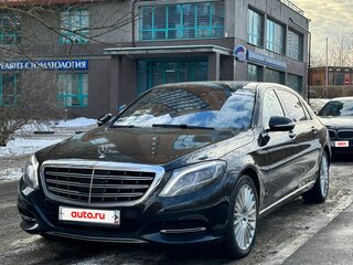 2016 Mercedes-Benz Maybach S-Класс 500 I (X222), чёрный, 3550000 рублей, вид 1