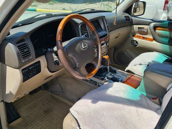 2003 Lexus LX 470 II Рестайлинг, бежевый, 2300000 рублей - вид 7