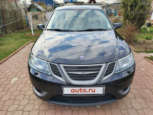 2008 Saab 9-3 II Рестайлинг, чёрный - вид 2