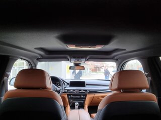 2019 BMW X6 40d II (F16), голубой, 5100000 рублей, вид 4