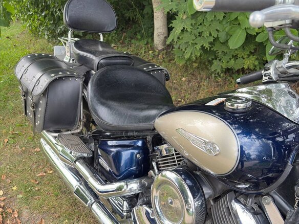 2007 Yamaha XVS1100, синий, 550000 рублей - вид 10