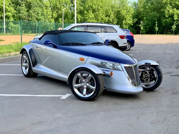 2001 Chrysler Prowler, серебристый - вид 18