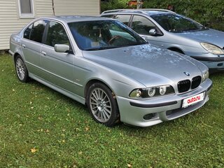 2001 BMW 5 серии 530i IV (E39) Рестайлинг, серебристый, 810000 рублей, вид 2