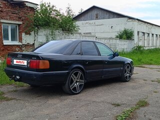 1990 Audi 100 IV (C4), чёрный, 370000 рублей, вид 2