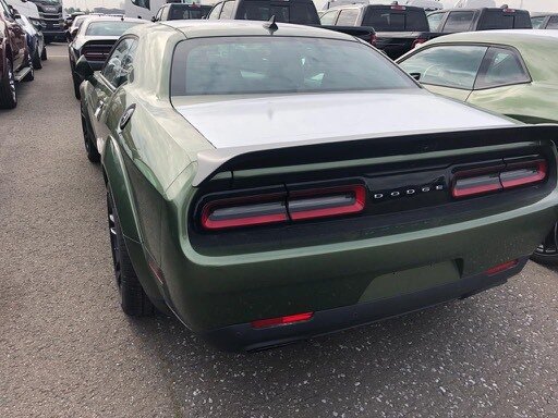 2020 Dodge Challenger Hellcat III Рестайлинг 2, зелёный - вид 5