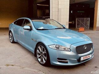 2011 Jaguar XJ Long IV (X351), голубой, 1600000 рублей, вид 3