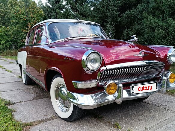 1961 ГАЗ 21 «Волга» 21В, пурпурный, 1800000 рублей