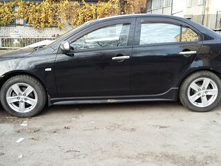 2007 Mitsubishi Lancer X, чёрный, 700000 рублей, вид 4